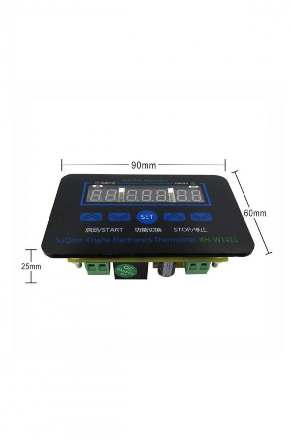 XH-W1411 Dijital Termostat Zamanlayıcı Modül Kuluçka Pet Akvaryum - 8
