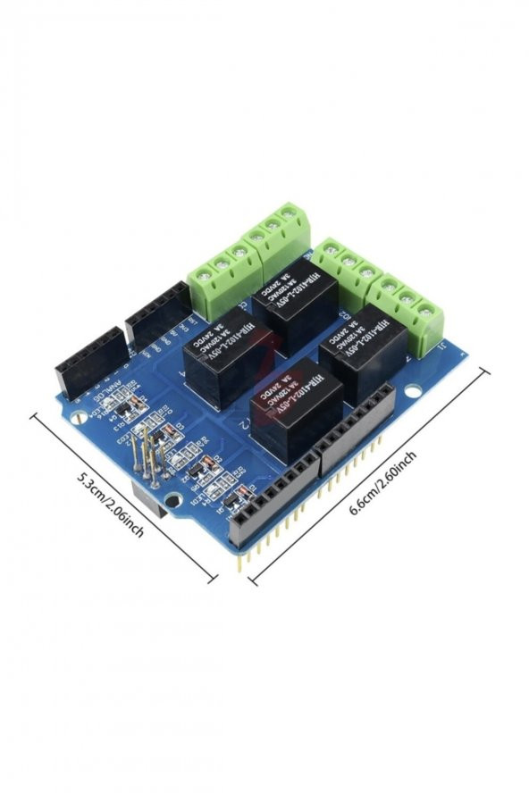 Arduino 4 Kanal Röle Shield  DC 24V 3A - 2