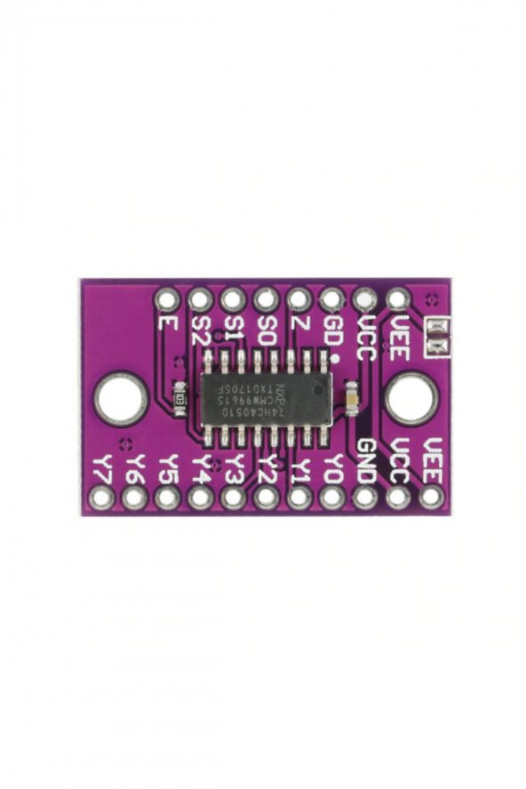 74HC4051 Modül 8 Kanal Analog Dijital Anahtar Çoklayıcı Seçici - 6