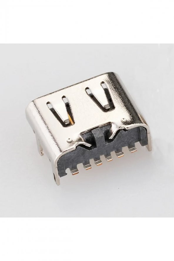 Type-C Usb Soket 6 Pin Smd USB 3.1 Cep Telefonu Elektronik Cihaz Usb Port Konnektör Şarj Soketi Dişi - 3