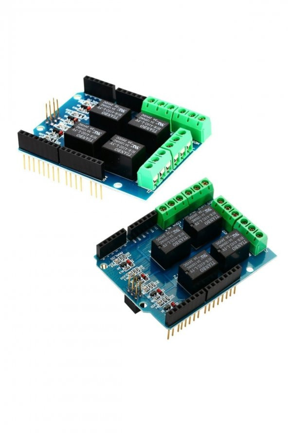 Arduino 4 Kanal Röle Shield  DC 24V 3A - 4