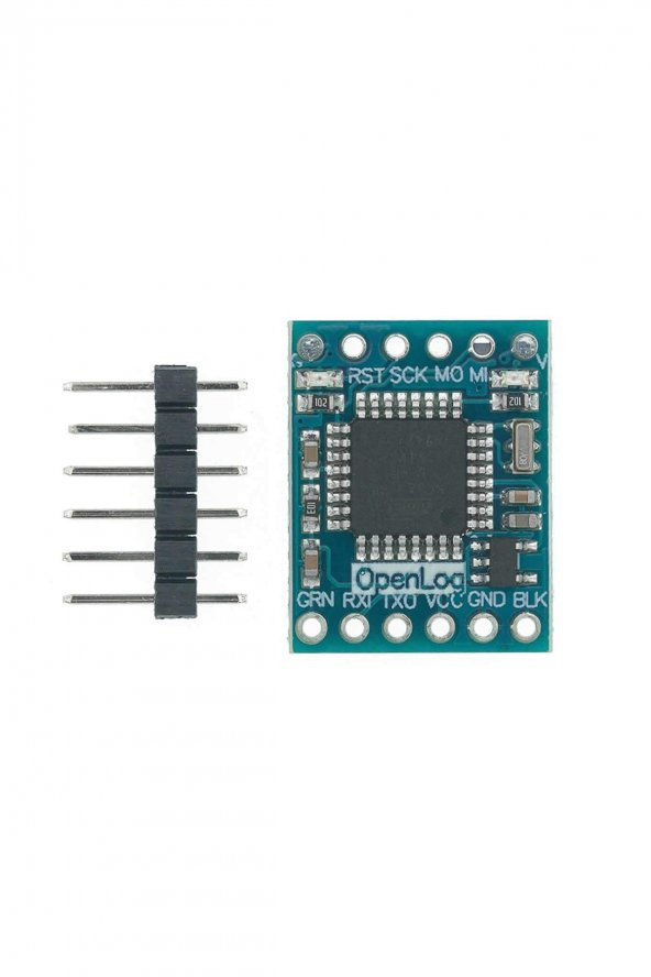 OpenLog Veri Data Log Kayıt Kartı  64gb Micro SD Hafıza Kartı Uart Spi DC 5V Arduino Bootloader - 8