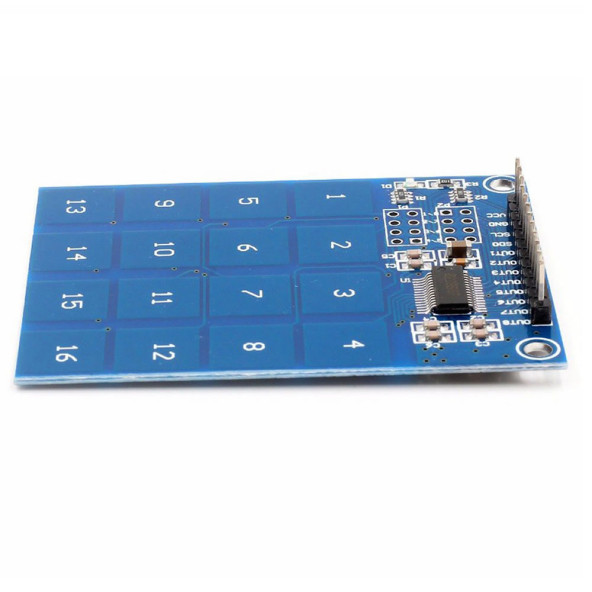 TTP229 16 Buton Dokunmatik Sensör Modülü Kapasitif Dijital Tuş Algılayıcı Anahtar Keypad Keyboard HMI Menü - 4