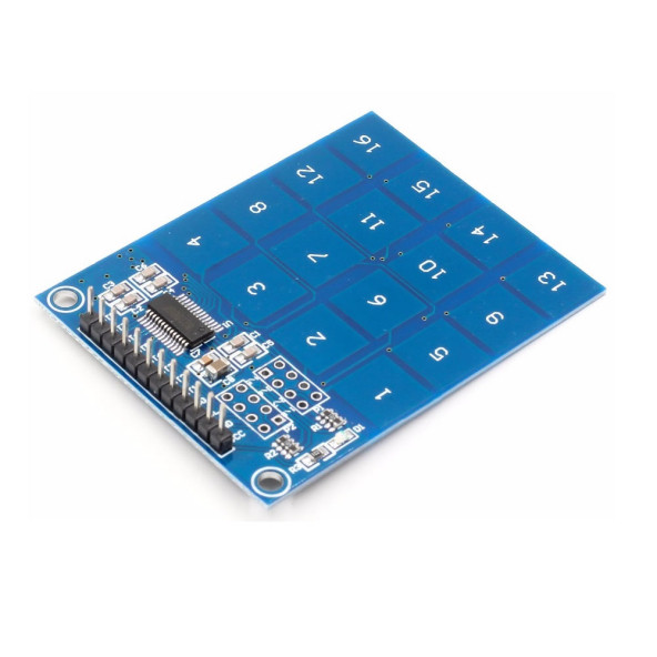 TTP229 16 Buton Dokunmatik Sensör Modülü Kapasitif Dijital Tuş Algılayıcı Anahtar Keypad Keyboard HMI Menü - 5