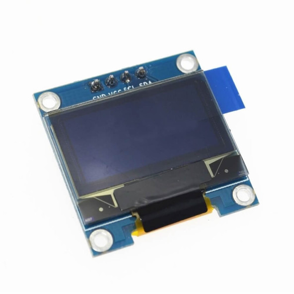 0.96 Inch Mavi Oled Lcd Modül 128x64 Pixel IIC I2C Seri 0.96 Ekran Gösterge SSD1306 3.3V 5V Matrix Display - 5