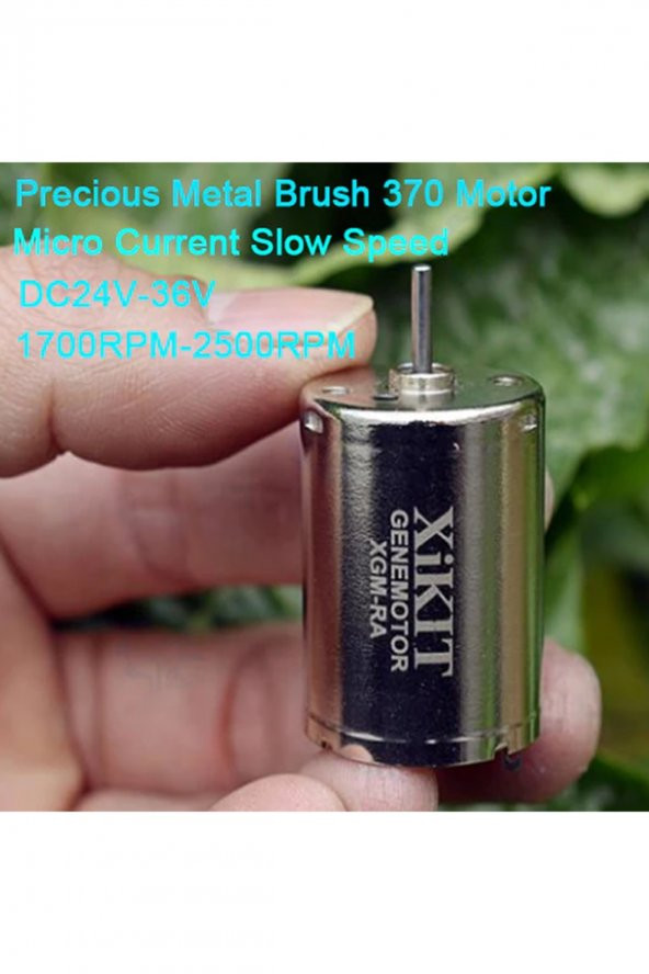 XGM-RA DC Motor 2100 Rpm Micro Akım Nikel Kaplama Metal Fırça - 2