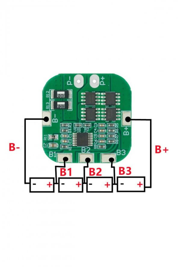4S 20A Lityum Batarya BMS Koruma Kartı Pil Li-ion 18650 16.8V  2