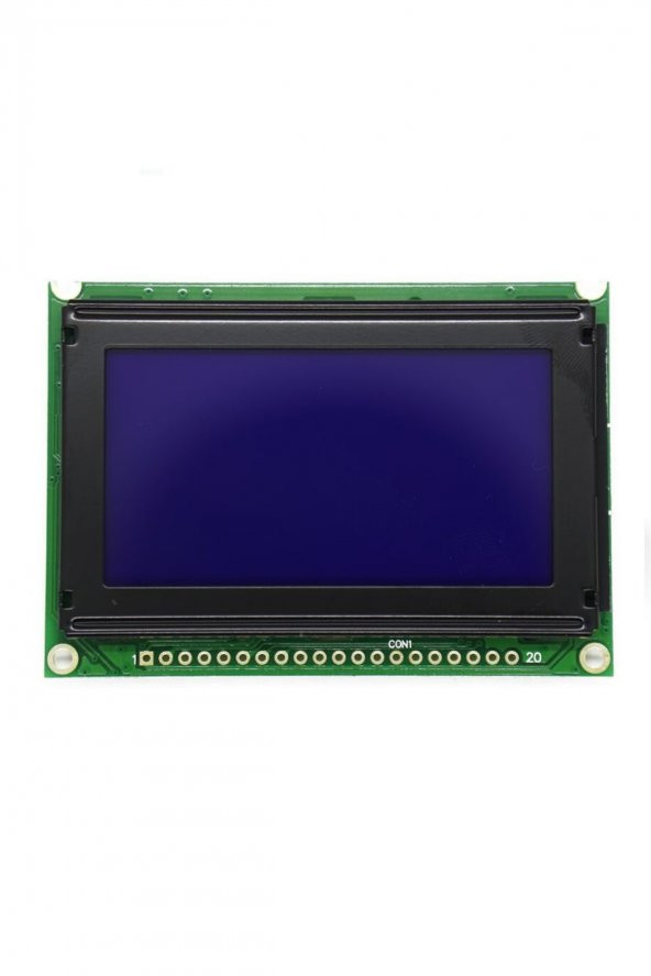 Winstar 2 4 Inch WG12864BTMIVN Mavi Glcd Modül  5V 128x64 Pixel Grafik Lcd Display Ekran Gösterge - 4