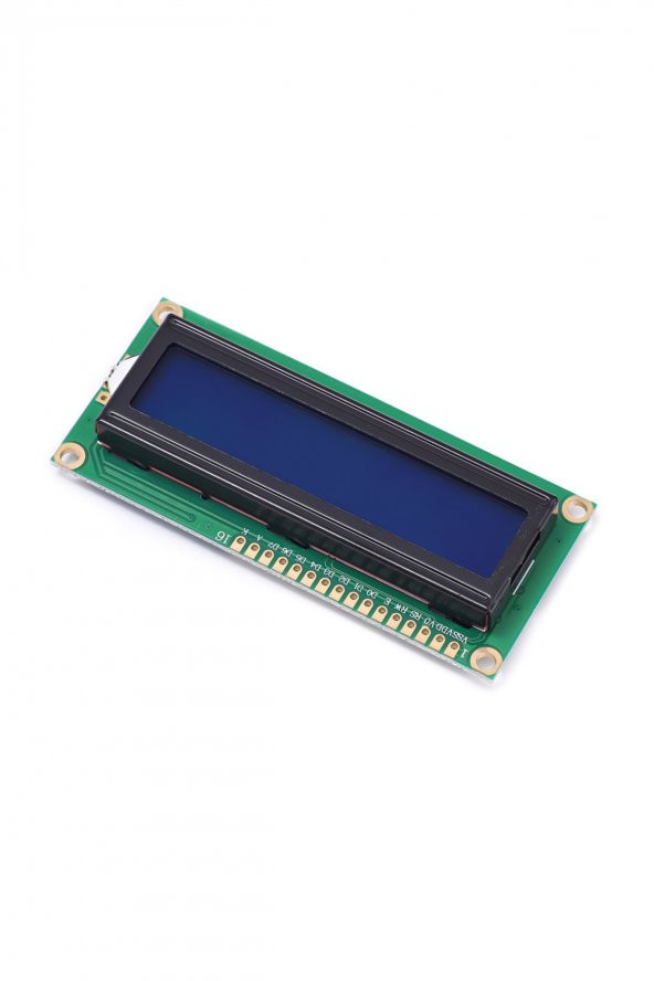 1602A 2x16 Mavi Karakter LCD Modül   Display Ekran 5V Beyaz Arka ışık 16X2 16 X 2 Standart Sol Üst Lcd Gösterge