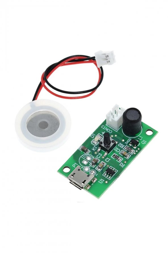 Micro Usb Ultrasonik Nem Üretici Devre Seramik Disk Transducer 5V 2W Soğuk Buhar Sis Duman Atomizer - 3