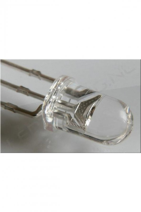 Led 5mm Kırmızı Yeşil Ortak Katot 2 Renk Bicolor 3 Pin Diyot Işık - Resim 6