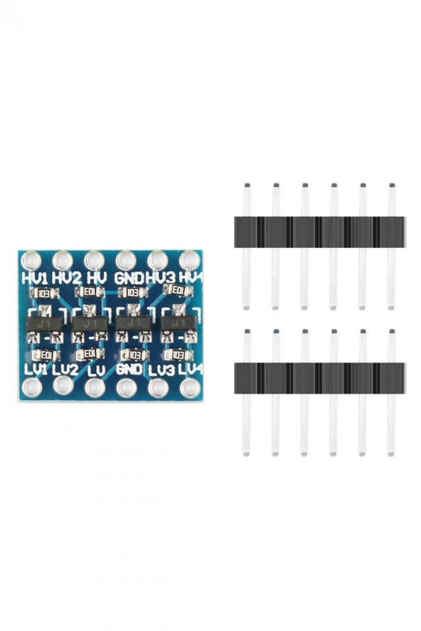 4 Kanal 2 Yönlü Lojik Seviye Dönüştürücü  5V 3.3V Sinyal Uygunlaştırıcı IIC I2C SPI UART - 3