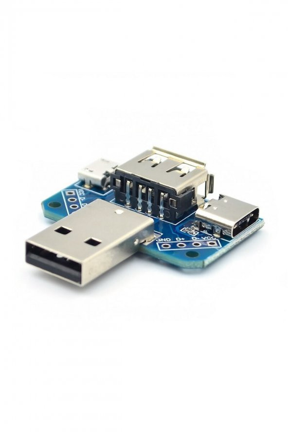 USB Soket Çevirici Kart Usb Type C Micro Usb Erkek Dişi USB Cep Telefonu Elektronik Cihaz Usb Port - 3
