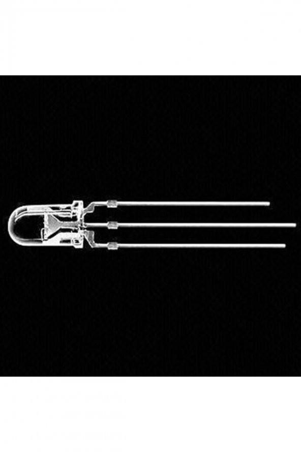 Led 5mm Kırmızı Yeşil Ortak Katot 2 Renk Bicolor 3 Pin Diyot Işık - Resim 7