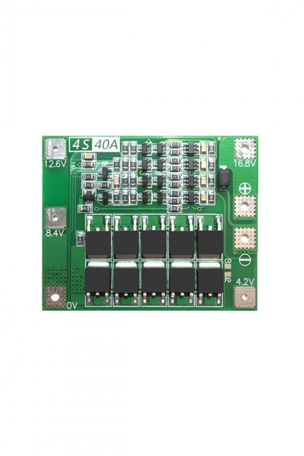 4S 40A Lityum Batarya BMS Koruma Kartı Standart Versiyon Pil Li-ion 18650 16.8V