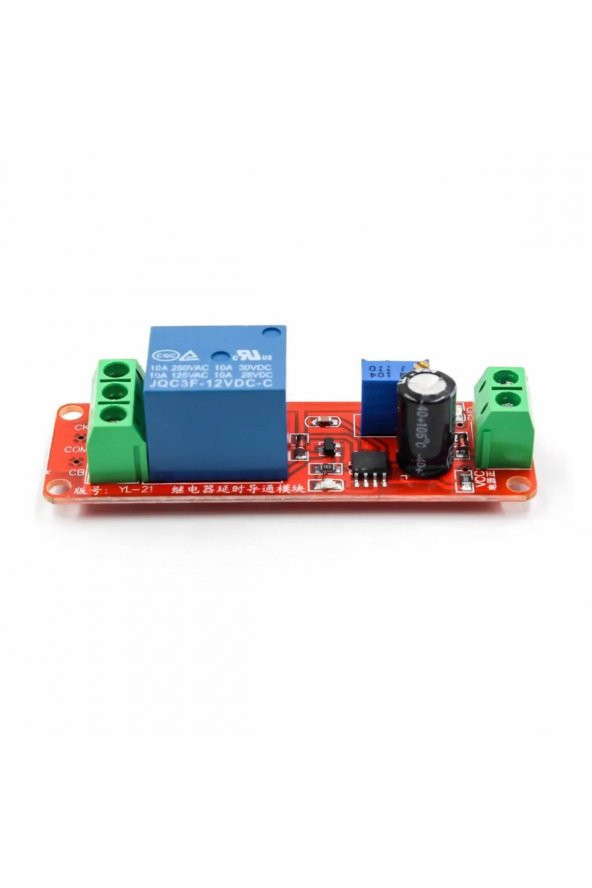 DC 12V NE555 Zaman Gecikmeli Röle Modül 0-10 Saniye Süre Ayarlanabilir 220V 10A Anahtar Kontrol Lamba Motor - 5