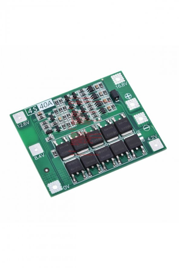 4S 40A Lityum Batarya BMS Koruma Kartı Standart Versiyon Pil Li-ion 18650 16.8V - 4