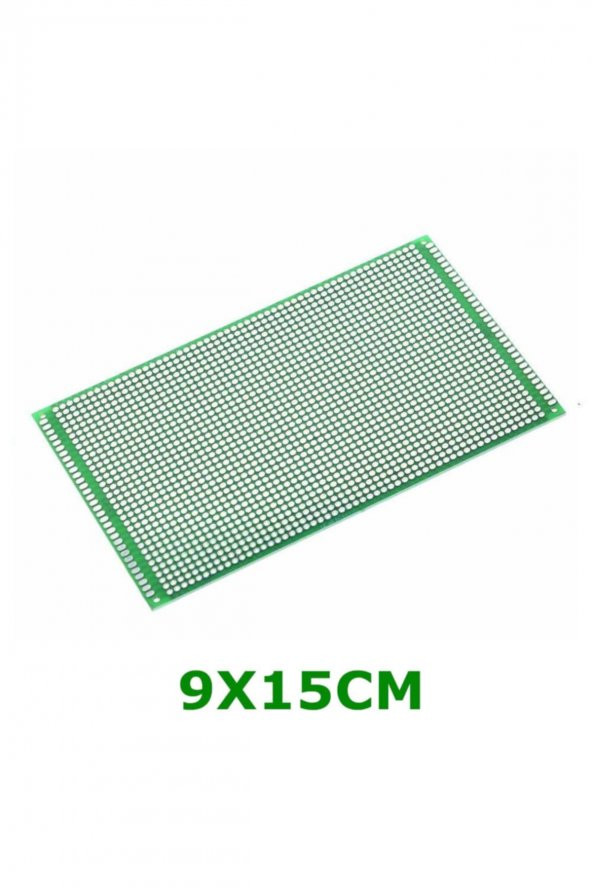 9x15cm Proto Pcb Pertenaks Prototip Deney Kartı Delikli Plaket - 3