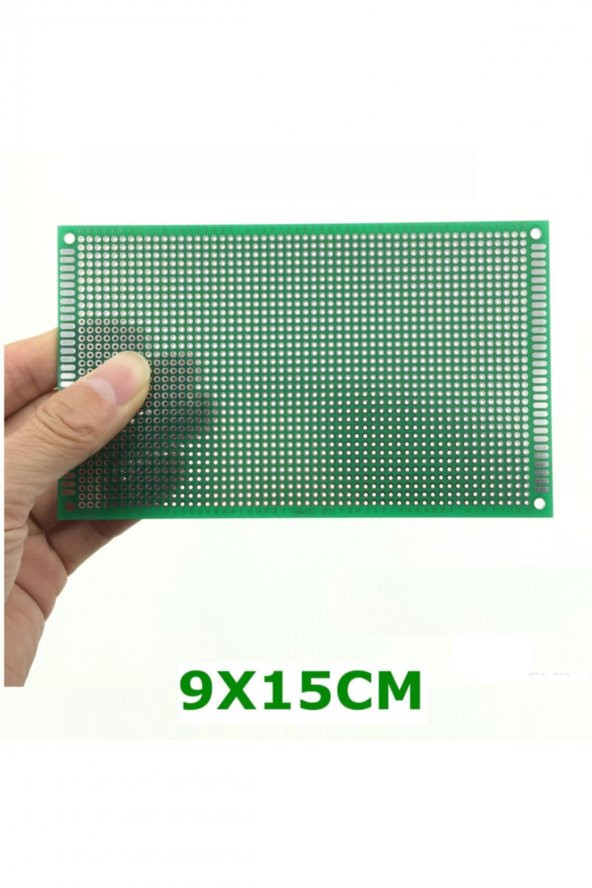 9x15cm Proto Pcb Pertenaks Prototip Deney Kartı Delikli Plaket - 7