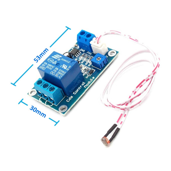Xh-m131 Ldr Işık Kontrollü Röle Modül DC 12V Gece Gündüz Algılayıcı Fotosel 220V Otomatik Açma Kapama - 6