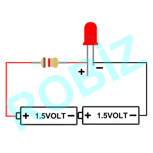 100 Adet 5mm LED Seti Kutulu 5 Renk Elektronik Işık Kaynağı Lamba Gösterge Uyarı Sinyali - 9