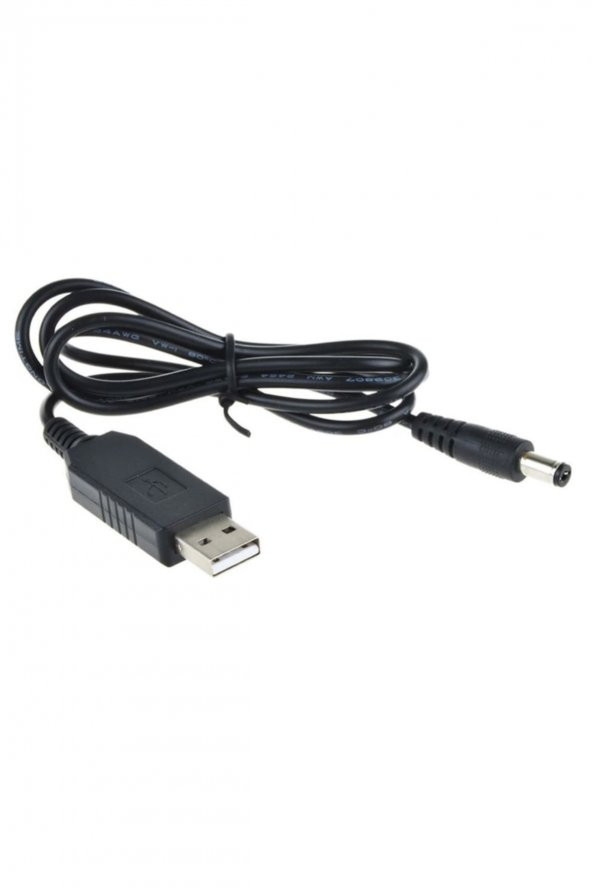 5V to 12V Kablolu Voltaj Yükseltici USB 700mA Adaptör Soket Modem - 2