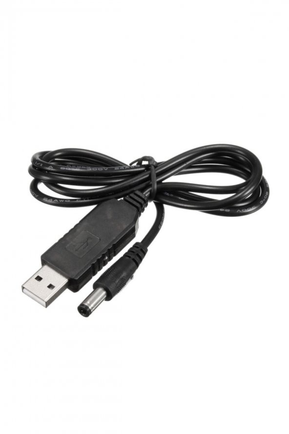 5V to 12V Kablolu Voltaj Yükseltici USB 700mA Adaptör Soket Modem - 4