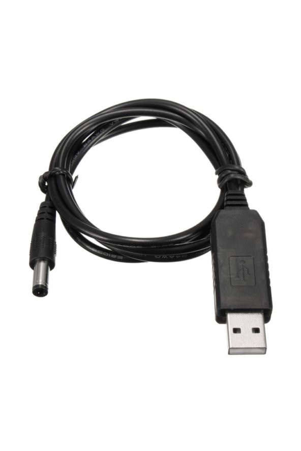 5V to 12V Kablolu Voltaj Yükseltici USB 700mA Adaptör Soket Modem - 6
