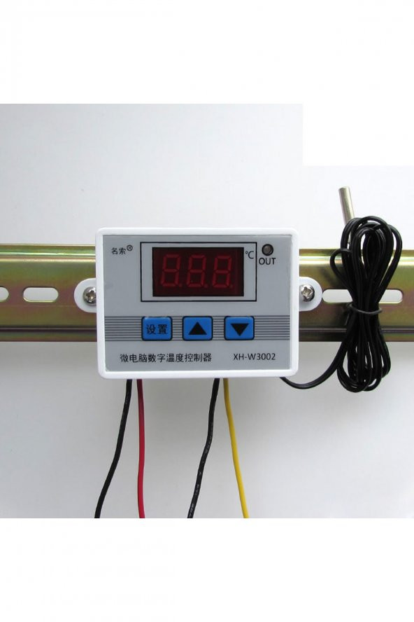 XH-W3001 AC 220V Dijital Termostat  Kuluçka Pet Akvaryum Isıtıcı Soğutucu Kazan Dondurucu Buzdolabı - 5