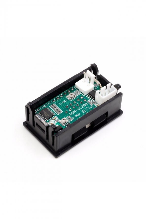 DC 0-100V 10A Dijital Voltmetre Ampermetre DSN-VC288  Mavi Kırmızı - 2