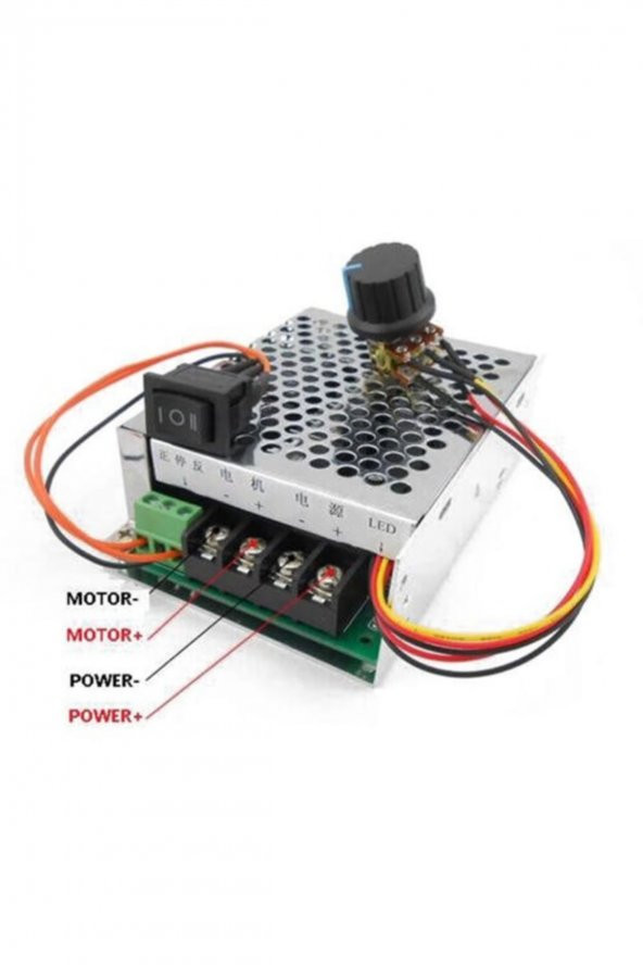 40A 50V DC Motor Hız Kontrol Devresi Ayarlanabilir Motor Sürücü - 7