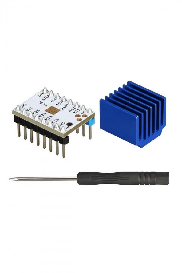 MKS Trinamic TMC2208 V1.2 Step Motor Sürücü Soğutuculu  MakerBase 1/256 Step 1.4A CNC 3D Yazıcı - 6