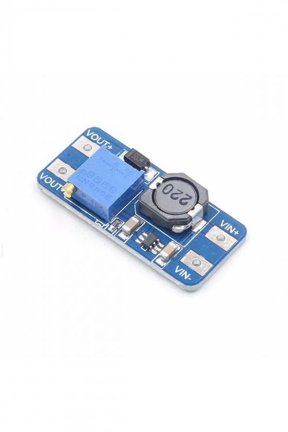 MT3608 28V 2A DC Boost Modül  Ayarlanabilir Voltaj Yükseltici Güç Kaynağı Step Up