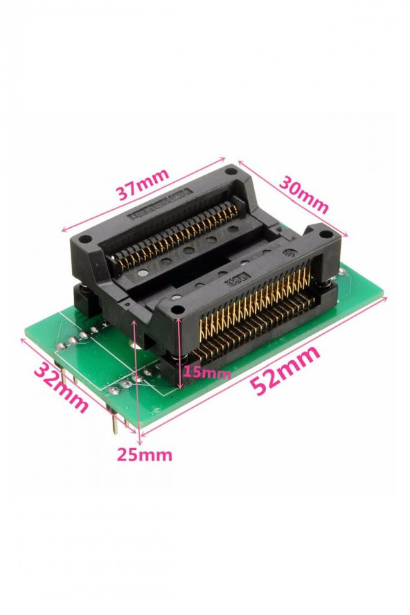 SOP44 to DIP44 Çevirici Adaptör  Eeprom Programlayıcı Entegre IC Çip Çevirici Test Yaylı Soket Pin - 8