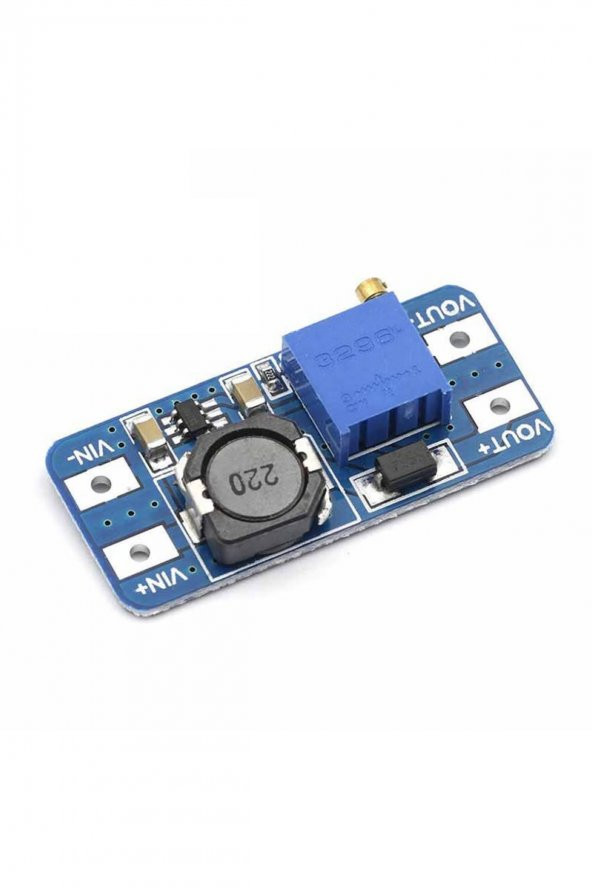 MT3608 28V 2A DC Boost Modül  Ayarlanabilir Voltaj Yükseltici Güç Kaynağı Step Up - 8