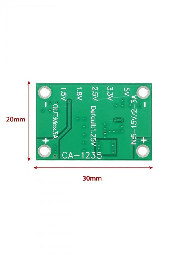 5-16V 3A Voltaj Düşürücü Modül CA-1235  DC DC Çevirici Ayarlanabilir Güç Kaynağı Step Down Power - 8