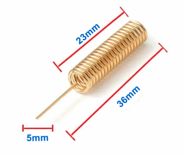 433Mhz Helical Anten Rf Kablosuz Haberleşme Kumanda - 8