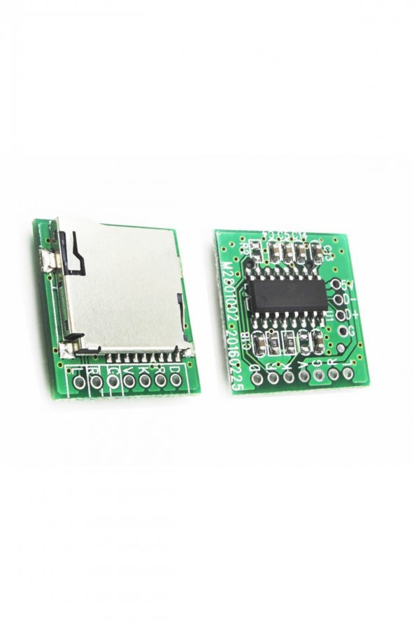 M2801002 Wav Mp3 Player Modülü  Micro Sd 32G TF Kart Ses Müzik Çalma Kartı IR Kumanda Desteği 11