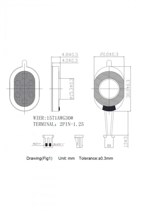 Adafruit 8 Ohm 1 Watt Hoparlör 4227 Mini Oval Hoparlör Speaker - 8