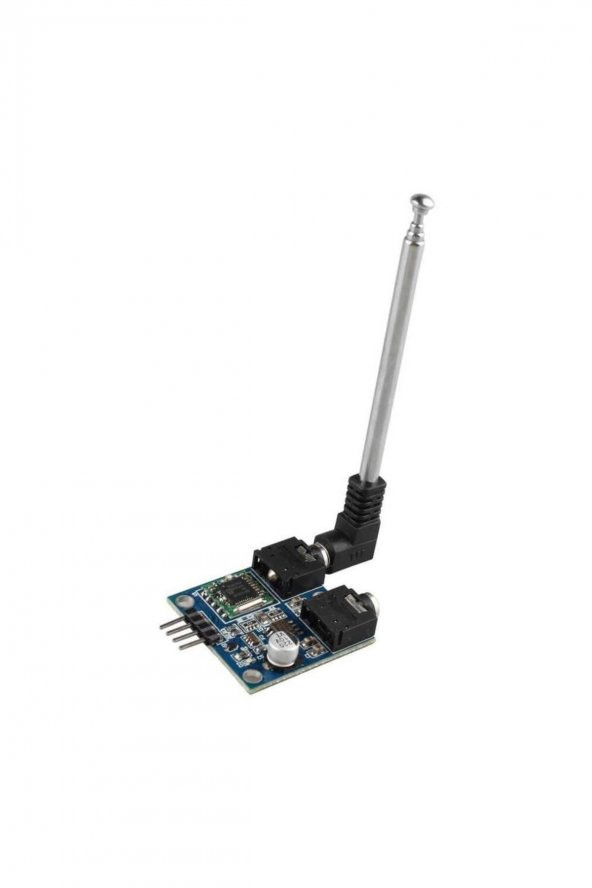 TEA5767 FM Stereo Radyo Alıcı Modülü + Anten  I2C Dijital Programlanabilir Düşük Güç 76Mhz-108Mhz