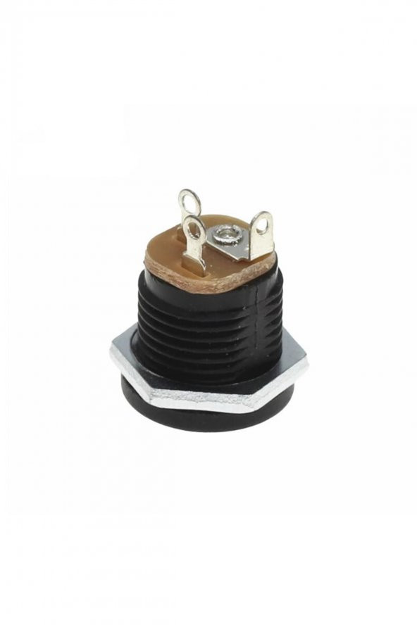 5.5x 2.1mm Plastik DC Güç Soketi Panel Montaj Power Jack Adaptör - 2