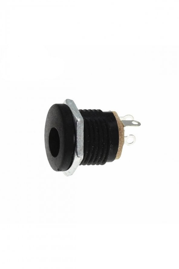 5.5x 2.1mm Plastik DC Güç Soketi Panel Montaj Power Jack Adaptör - 7