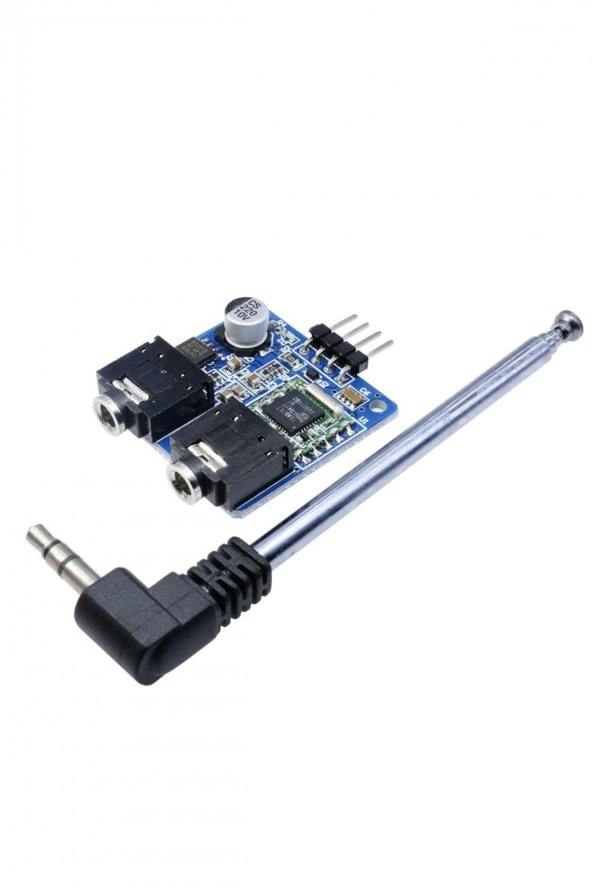 TEA5767 FM Stereo Radyo Alıcı Modülü + Anten  I2C Dijital Programlanabilir Düşük Güç 76Mhz-108Mhz - 4