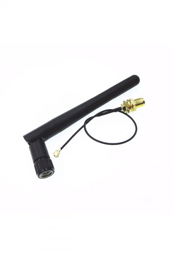 2.4Ghz 3dBi Wifi Anten Seti Esp8266  Sma + Ufl Soket 900Mhz 1800Mhz 2400Ghz RF Esp-07 Esp32 Gsm Wifi - 3