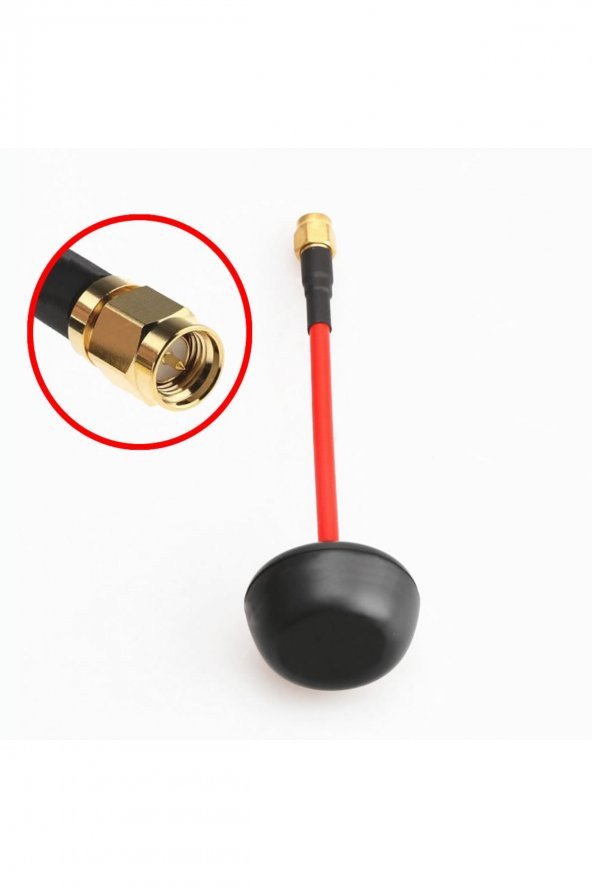 5.8Ghz Sma Erkek Anten  Esnek Dairesel Polarize Omni Mantar Anten RC FPV Drone Multicopter - 4