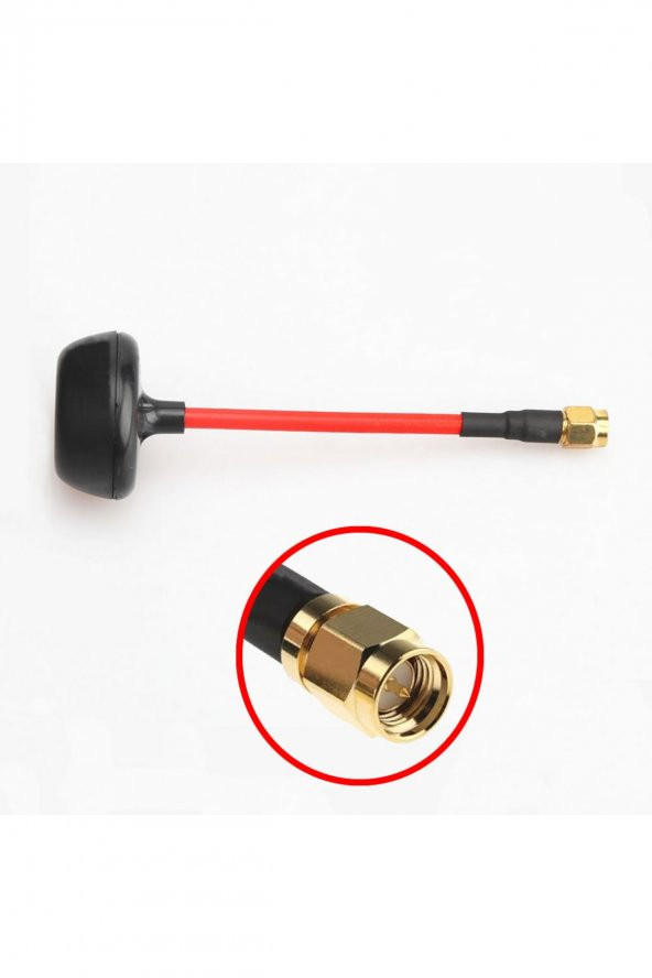 5.8Ghz Sma Erkek Anten  Esnek Dairesel Polarize Omni Mantar Anten RC FPV Drone Multicopter - 5