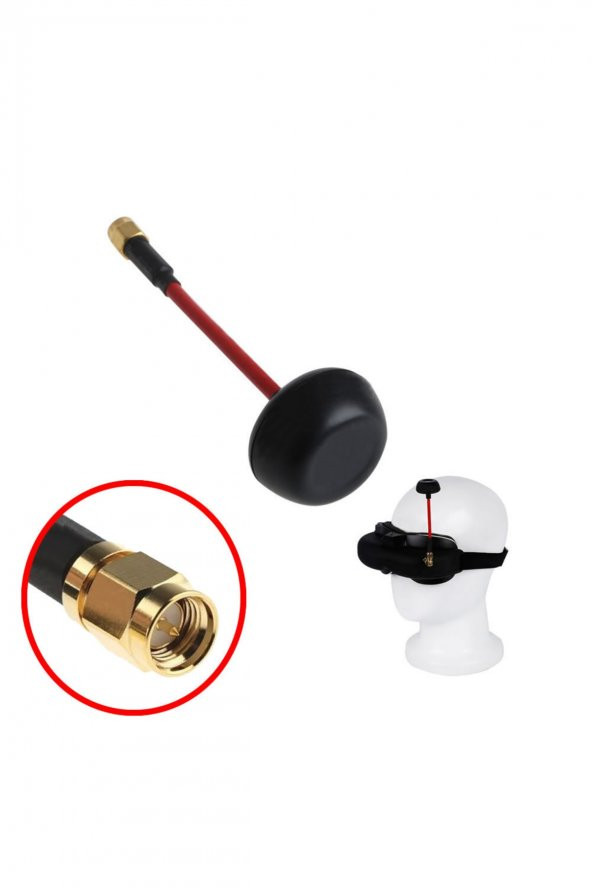 5.8Ghz Sma Erkek Anten  Esnek Dairesel Polarize Omni Mantar Anten RC FPV Drone Multicopter - 6
