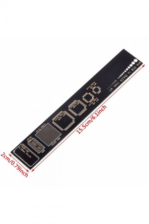 15cm Pcb Cetvel Referans Cetveli Ruler Smd Komponent Elektronik - 6