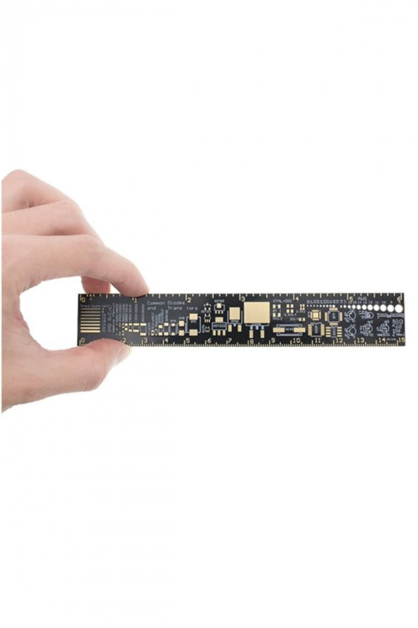 15cm Pcb Cetvel Referans Cetveli Ruler Smd Komponent Elektronik - 7