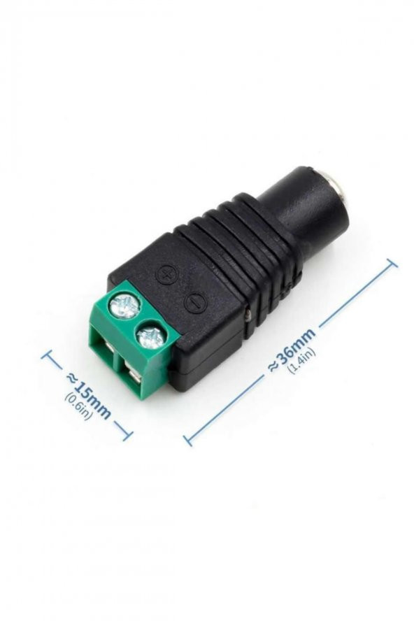 2.1mm Adaptör Klemens Dönüştürücü Terminal 24VDC 5A